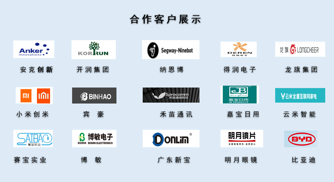 CPE磨砂膠袋，久信達部分客戶展示(圖1)
